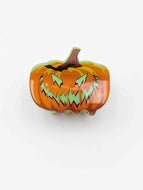 Glow-in-the-Dark Pumpkin Atmosphere Halloween Hair Clip