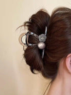 Flower Pearl Girls Hair Clip