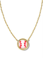 Natural Resin Baseball Necklace Basketball Necklace