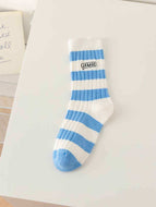 Striped Color Block Socks