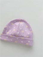 Children's Printed Cotton Ear Protection Hat