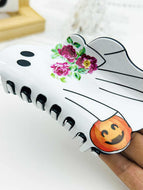 Ghost Funny Hairpin Pumpkin Halloween Hairpin