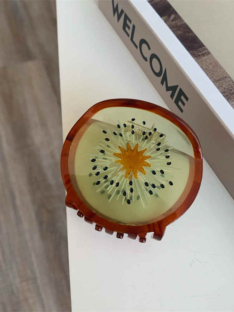 Fruit Kiwi Hair Clip