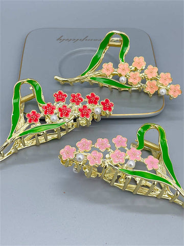 Plum Metal Girls Hairpin Gift