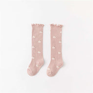 Floral Over The Knee Baby Stockings