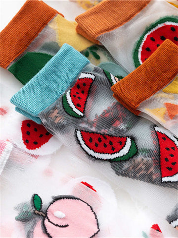 Fruit Ultra-thin Breathable Socks