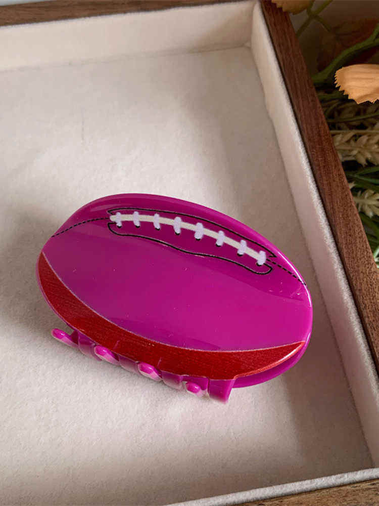 Oval Color Rugby Hairpin