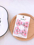 Polka Dot Bow Hairpin