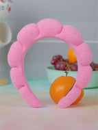 Solid Color Cloud Sponge Headband