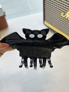 Sparkling Bat Halloween Hair Clip