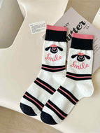 Striped Color Matching Women's Socks