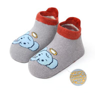 New Three-dimensional Cartoon Low-top Children's Baby Trampoline Socks Big Heel Non-slip Floor Boat Socks