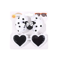 Polka Hairpin + Sunglasses Set