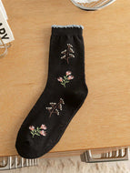 Leaves and Flowers Women's Socks