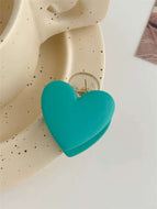 Candy Colored Heart-shaped Clip