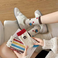 Cartoon Balloon Bear Women's Socks