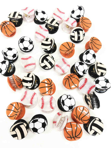 Mini Basketball Rugby Football Hair Clips