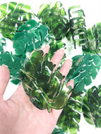 Acetate Sheet Leaf Hair Clip