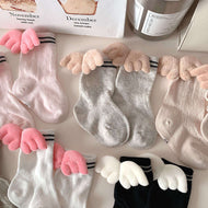 Cute Wings Kids Mid Tube Baby Socks