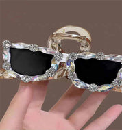 Women's Shiny Rhinestone Glasses Hairpin