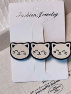 Three Cute Cat Hairpins