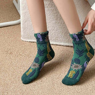 Jacquard Retro All-match Women's Socks