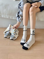 Cartoon Puppy Star Socks