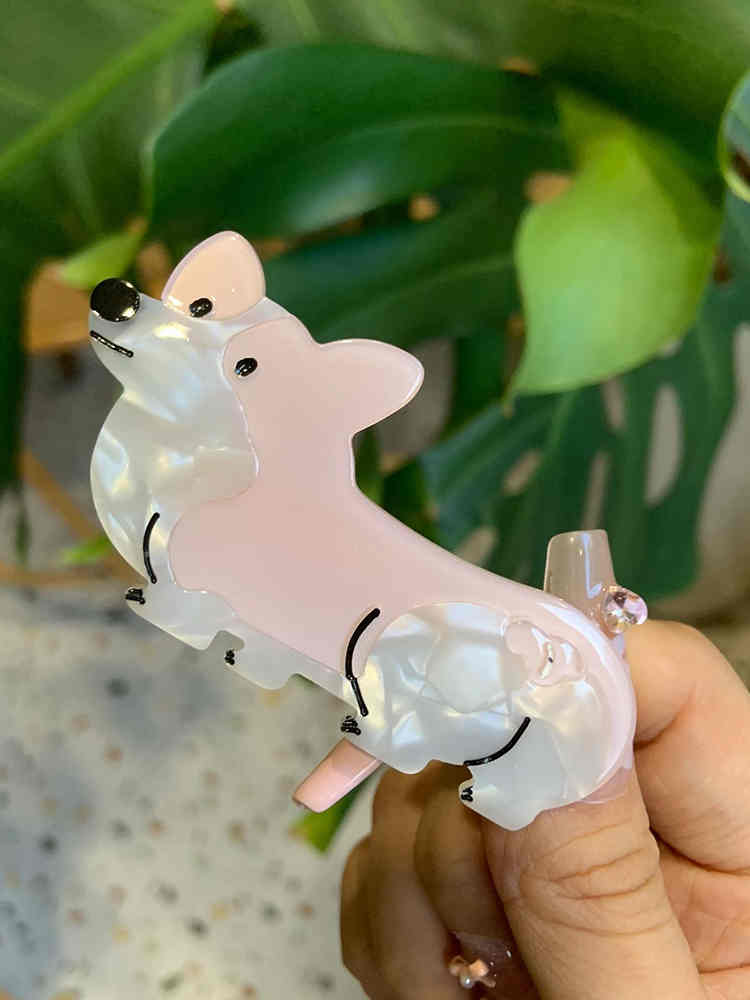 Corgi Animal Cartoon Hair Clip