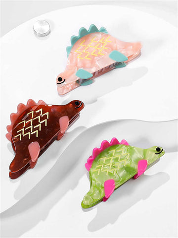 Funny Dinosaur Girl Hair Clips