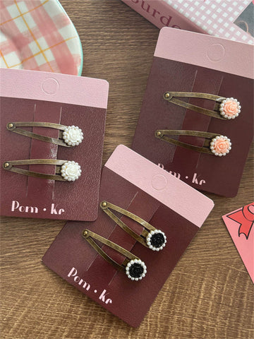 Girls Hairpin Pearl Clip