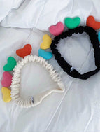 Love Heart Face Washing Headband