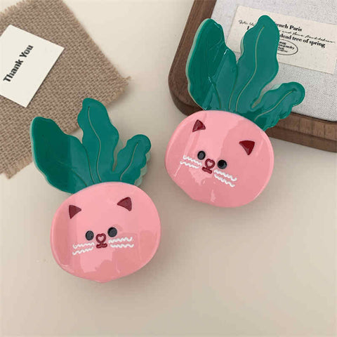 Vegetable Radish Hair Clip