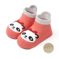 New Three-dimensional Cartoon Low-top Children's Baby Trampoline Socks Big Heel Non-slip Floor Boat Socks