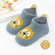 New Three-dimensional Cartoon Low-top Children's Baby Trampoline Socks Big Heel Non-slip Floor Boat Socks