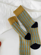 Women's Contrast Color Socks