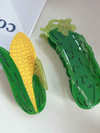 Fun and Creative Corn and Vegetable Hairpins