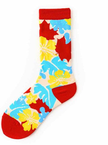 Maple Leaf Print Unisex Socks