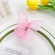 Butterfly Frosted Hair Clip