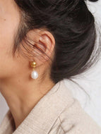 Vintage Women's Pearl Earrings