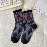 Embossed Vintage Women's Socks