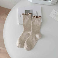 Lolita Solid Color Women's Socks