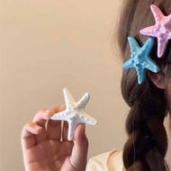 Multicolor Starfish Hairpin