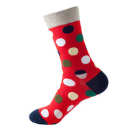 Polka Dot Print Adult Stocking Elastic Socks