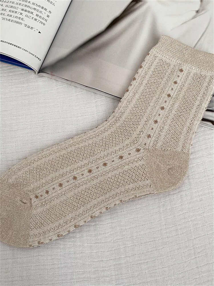 Casual Boneless Women's Breathable Mid-calf Socks