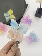 Double Layer Butterfly Gradient Hairpin Hair Accessories