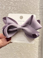 Solid Color Little Daisy Bow Hair Clip