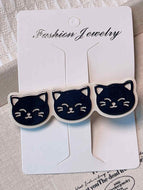 Three Cute Cat Hairpins