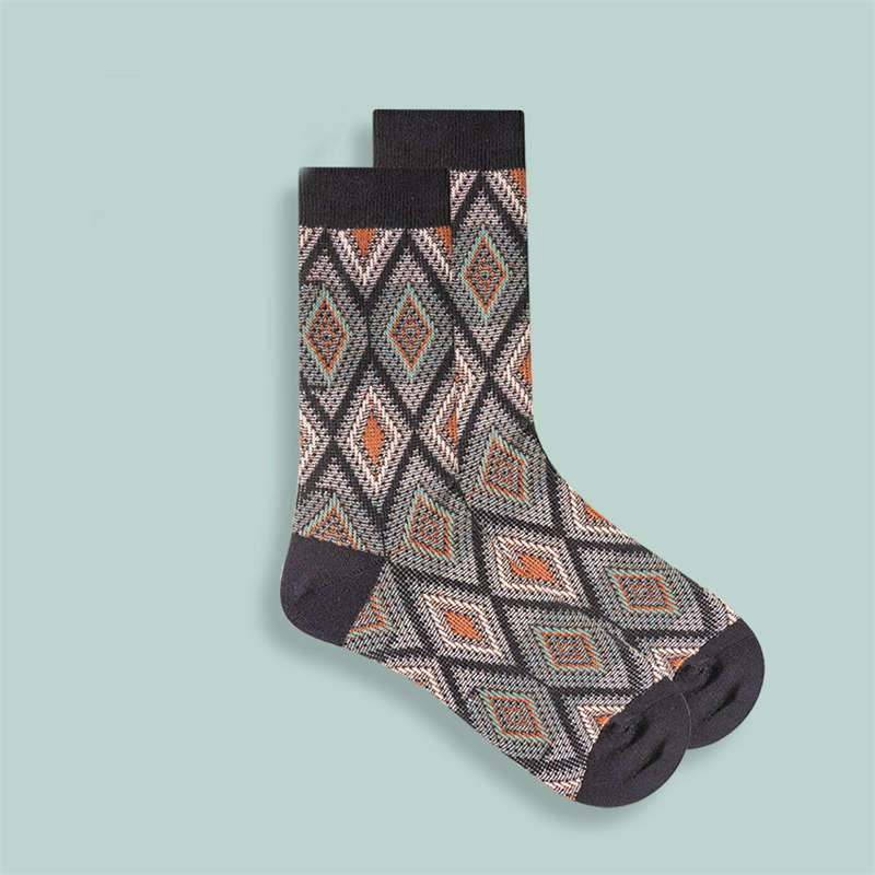 Retro Casual Adult High Socks