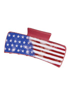 American Flag Hairpin Shark Clip