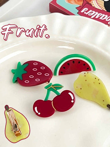 Fruit Bangs Clip Side Clip